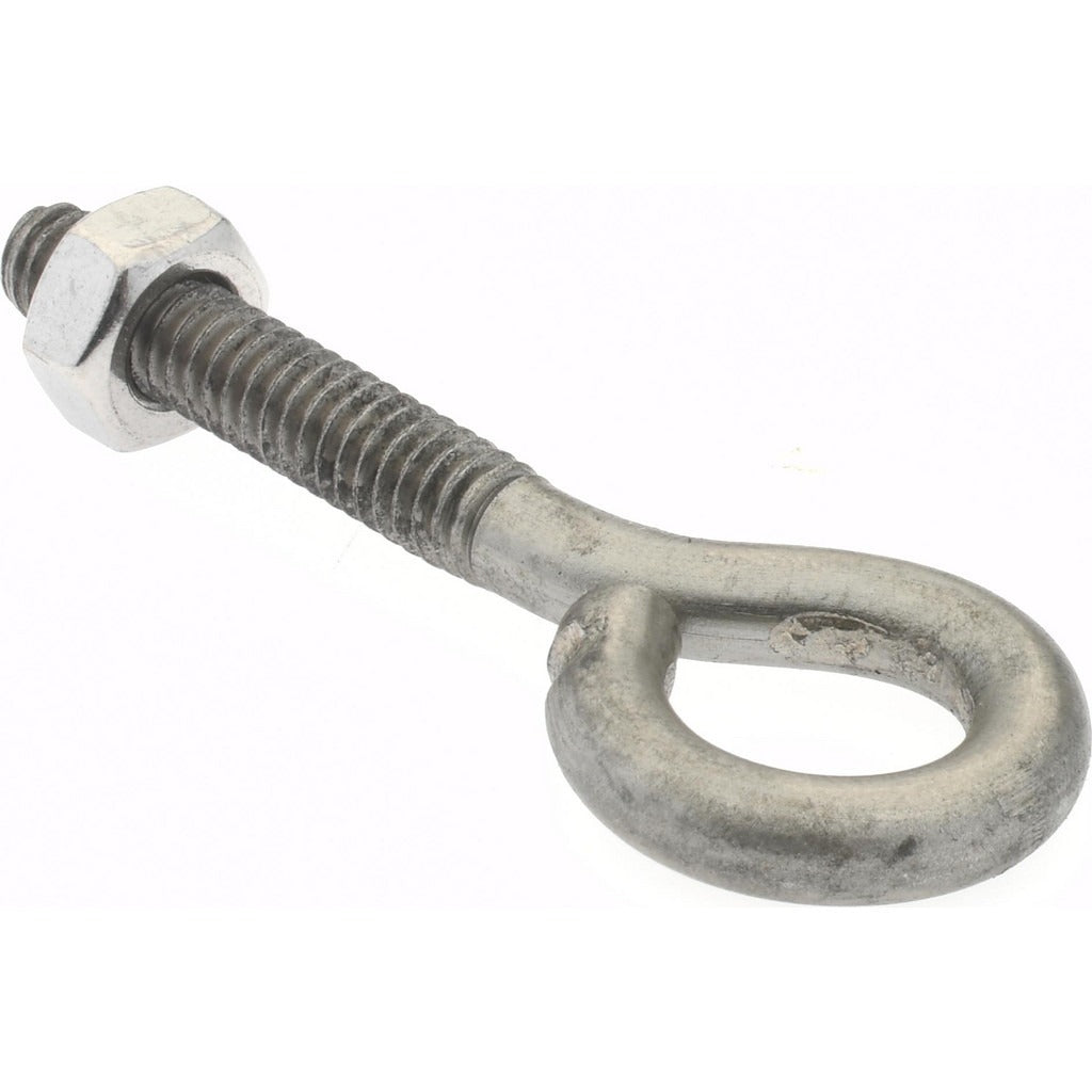 GIBRALTAR Gibraltar GIB07295 1/4-20 Stainless Steel Open Eye Bolt 10 Pack