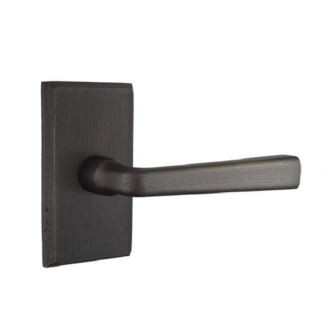 EMTEK Emtek 7204CRMBRH Cimarron Lever Privacy Set Medium Bronze