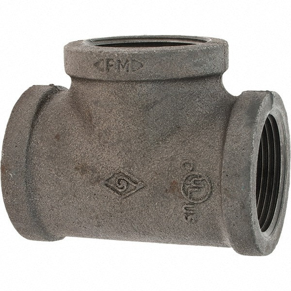 VALUE COLLECTION Value Collection B-TEE12 Black Iron Tee 1-1/4 in Class 150