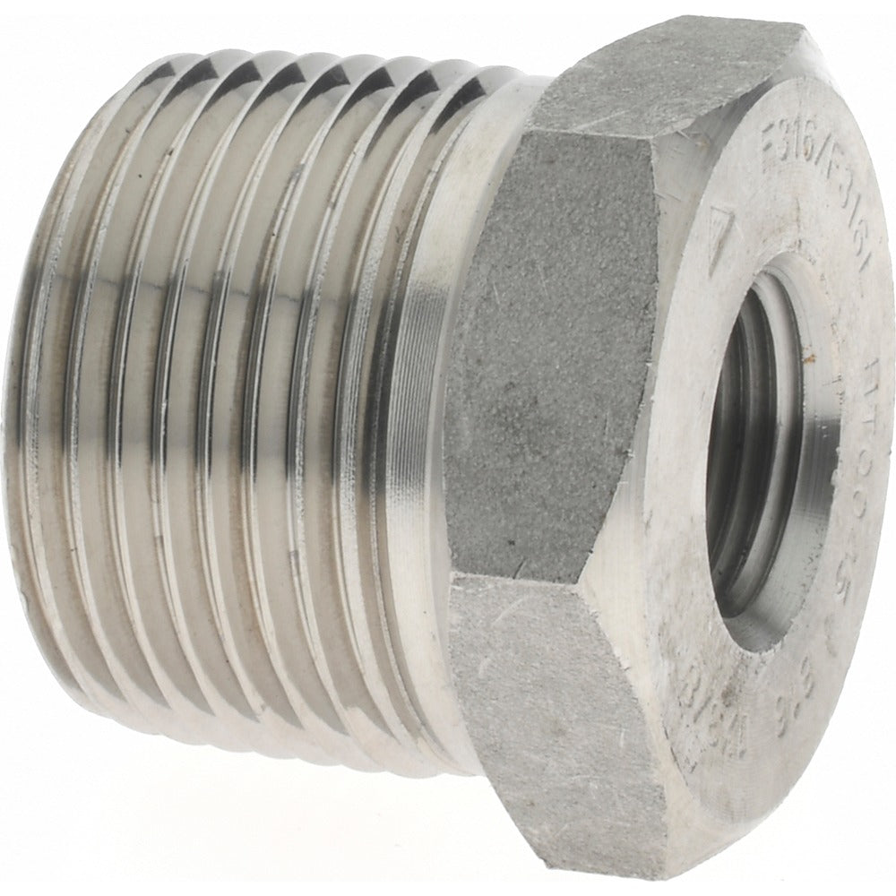 MERIT BRASS Merit Brass 3614D-1606 Pipe Bushing 1x3/8 Ss 3000 Psi