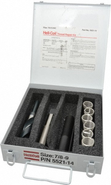 HELI-COIL Heli-coil 5521-14 Thread Repair Kit 7/8-9 Unc 6 Inserts