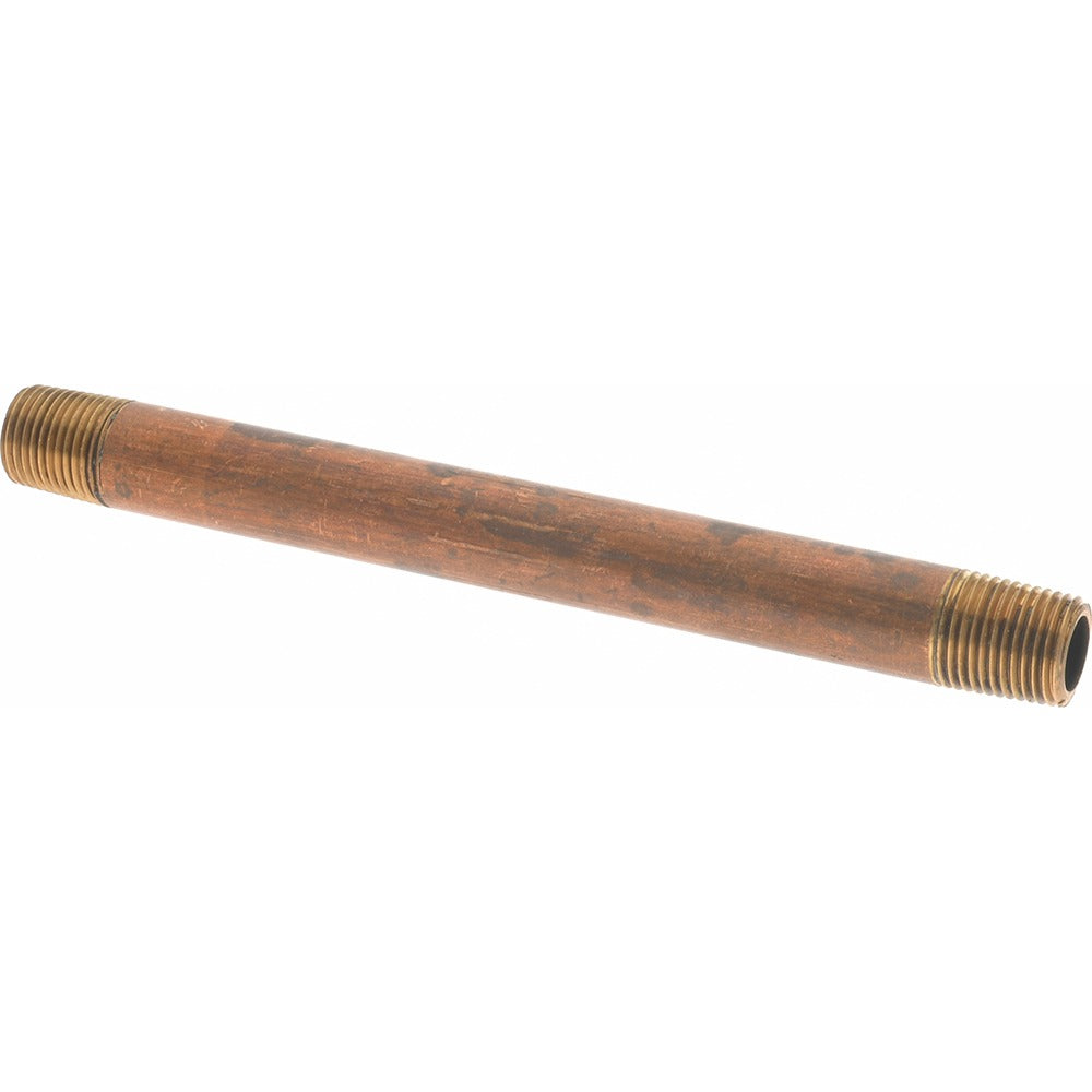 MERIT BRASS Merit Brass 2002-400BSPT Brass Pipe Nipple 4 in 1/8 Bspt