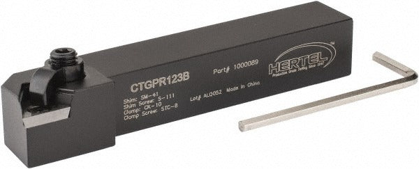 HERTEL Hertel 1000089 Ctgp Indexable Turning Toolholder 3/4 in
