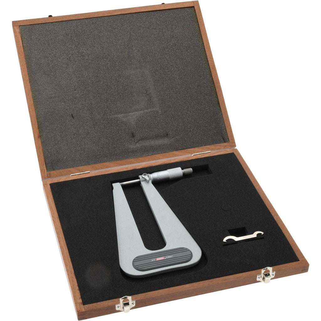 SPIROTHERM Spi CMS160809180 Outside Micrometer 1 in Ratchet Stop