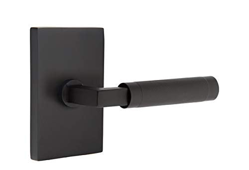 EMTEK Emtek 5112US19.LSUS19.KNUS19.RH Passage Set Flat Black Rh