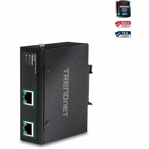 TRENDNET Trendnet TI-E100 Industrial Gigabit Poe+ Extender