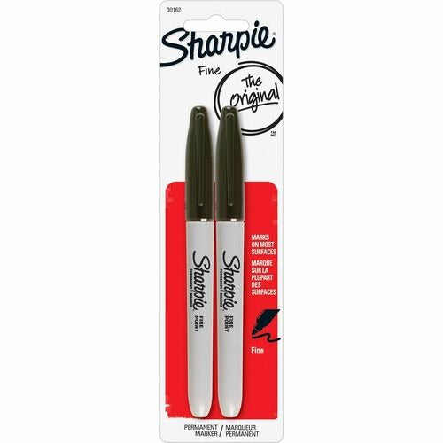 SHARPIE Newell Brands SAN30162PP Fine Tip Permanent Marker 2-pack