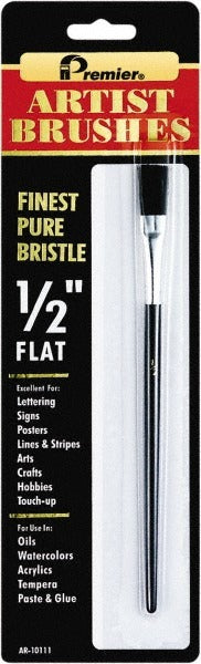 PREMIER PAINT ROLLER Premier Paint Roller AR10111 Artist Brush 1/2 in Flat