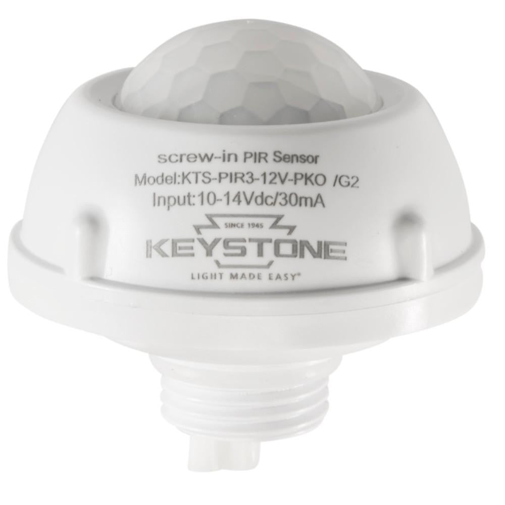 KEYSTONE TECHNOLOGIES Keystone KTS-PIR3-12V-PKO /G2 Screw-in PIR Occupancy and Daylight Sensor 12V (360Â° Ceiling)
