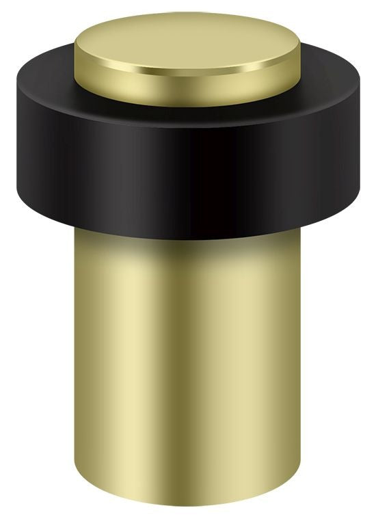 DELTANA Deltana UFB7500U3-UNL Round Floor Bumper 3 in Brass