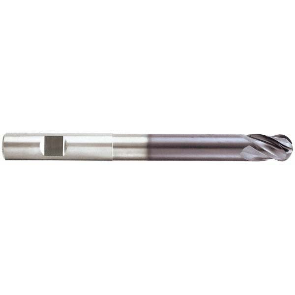 SECO TOOLS Seco 17002087 Ball End Mill 1/2 in 4 Flute Solid Carbide Altin