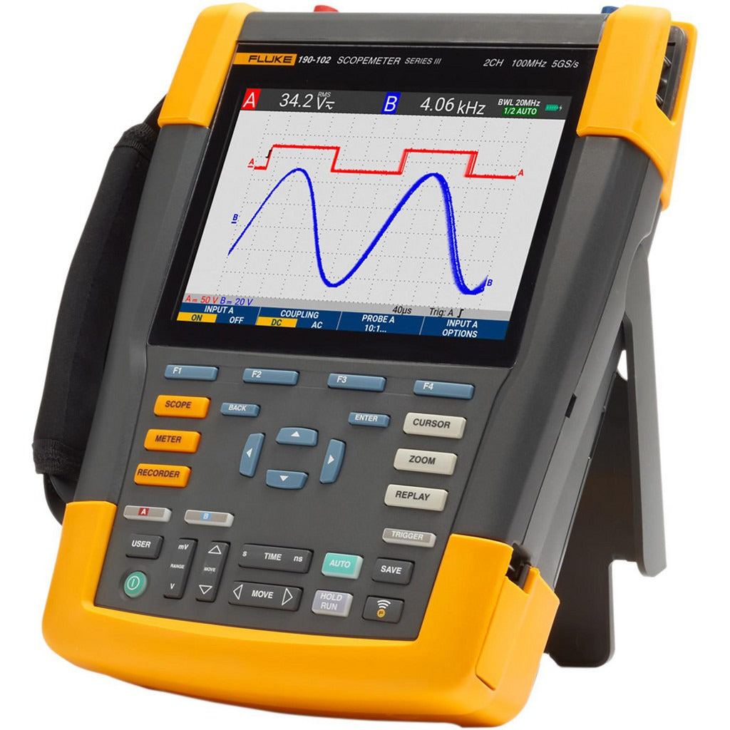 FLUKE Fluke 190-102-III Cal Portable Oscilloscope 100 Mhz