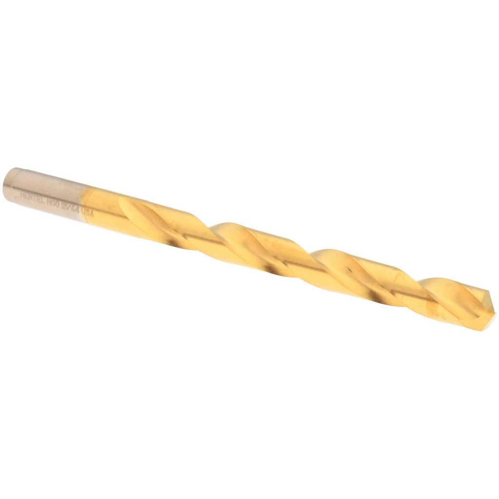 HERTEL Hertel 04141123 Cobalt Jobber Drill 21/64 in Tin 135 Deg