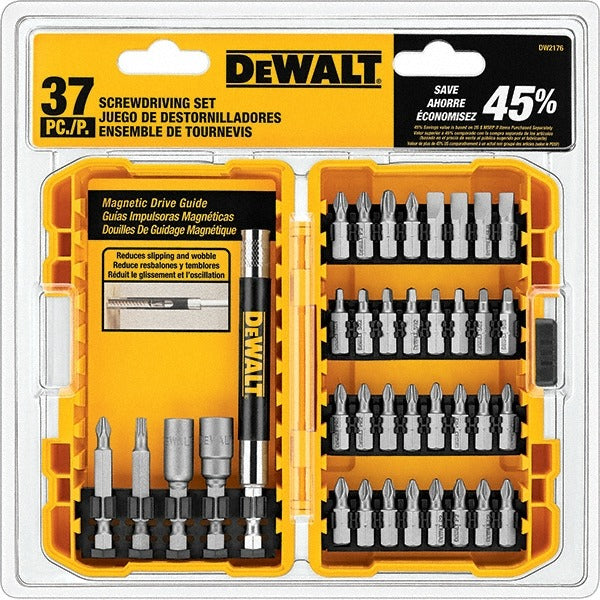 DEWALT Dewalt DW2176 37pc Screwdriver Bit Set 1/4 in Drive