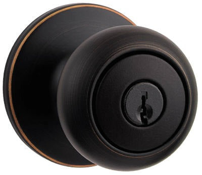 KWIKSET Kwikset 94002-823 Cove Entry Lockset Venetian Bronze 6-pack