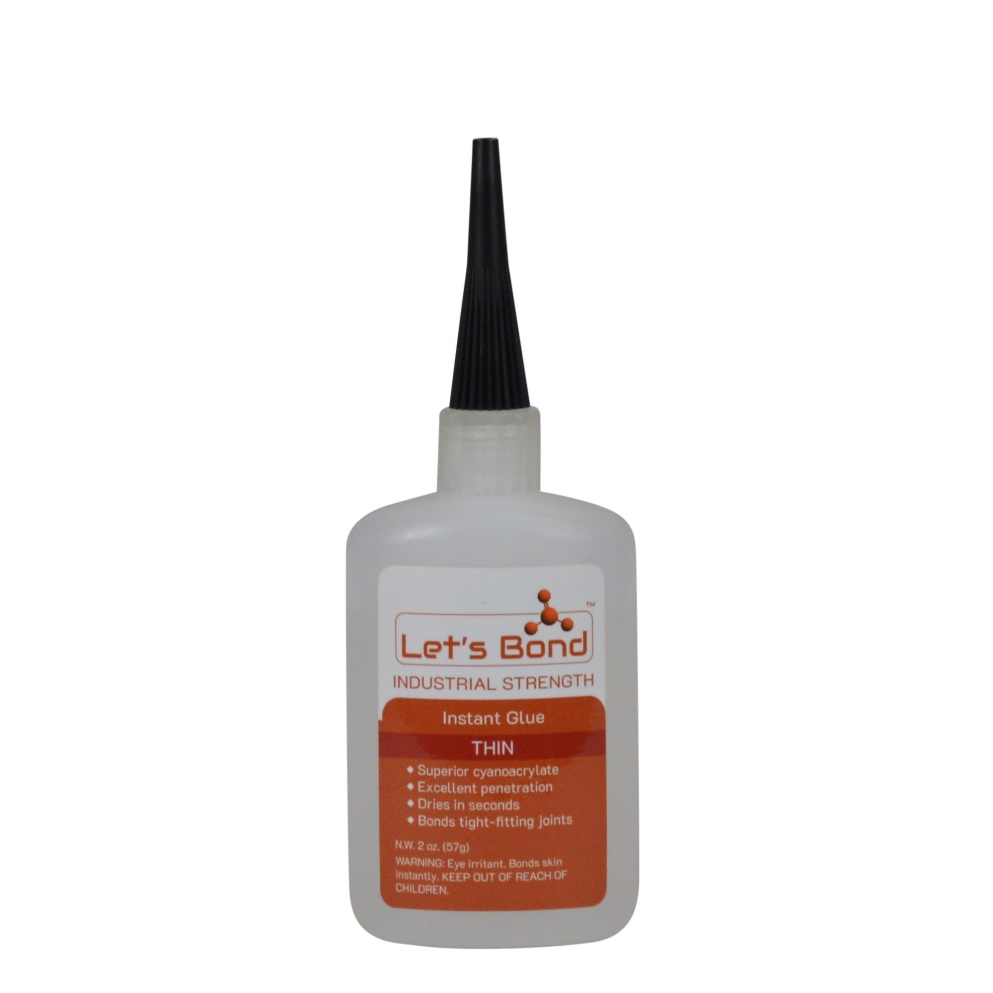 LET'S BOND Lets Bond UBC120-00 Thin Cyanoacrylate Adhesive 2 Oz