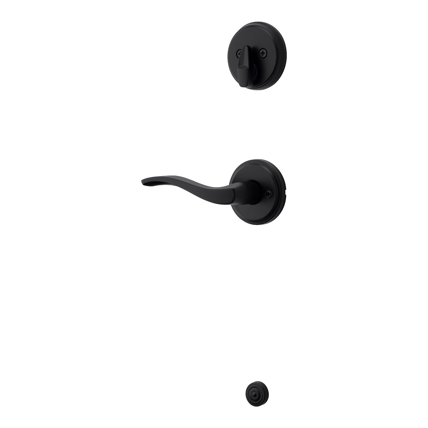 KWIKSET Kwikset 971SELLH-514 Sedona Lever Handleset Trim Matte Black