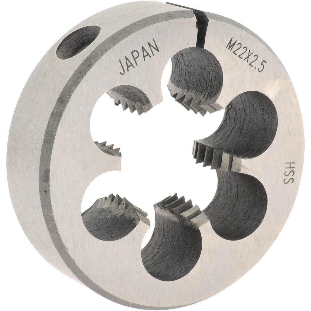 VALUE COLLECTION Value Collection 314-1836 Round Die M22x2.5 2 Inch Od Hss
