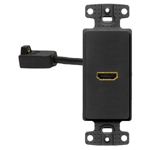 HUBBELL Hubbell Premise Wiring NS801BK Hdmi Faceplate
