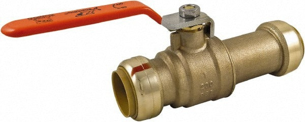 RWC Sharkbite 24737LF 1 Inch Ball Valve Push-to-connect Brass