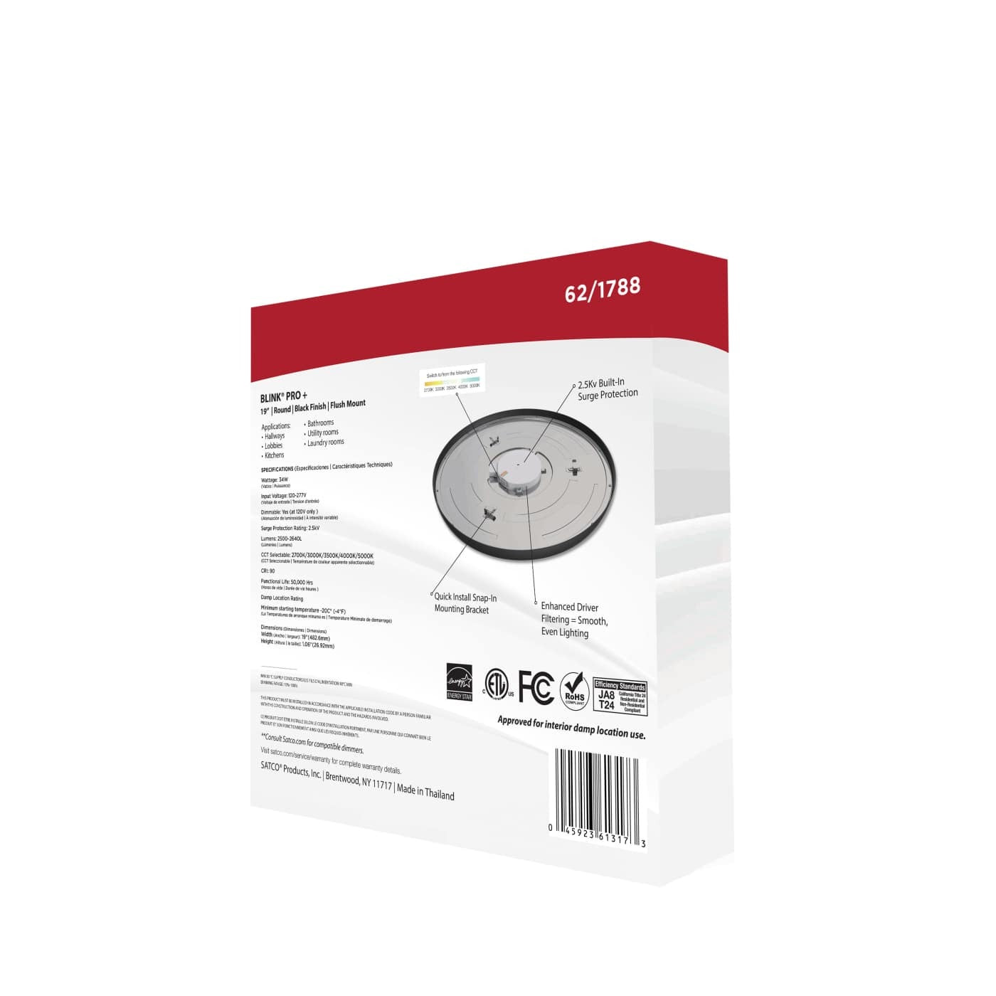 SATCO-NUVO Satco-Nuvo 62-1788 Blink Pro Plus 34W (19-inch Round)