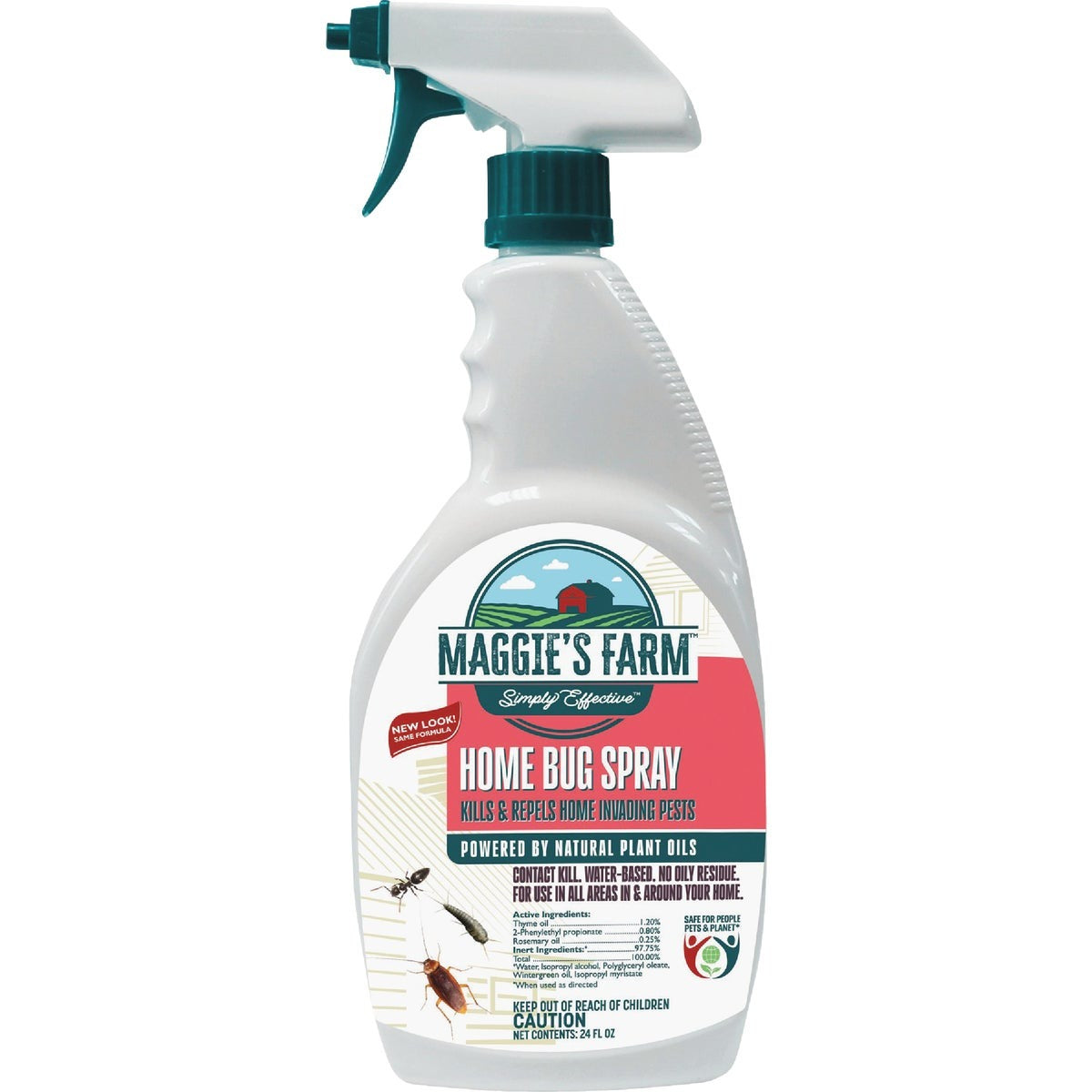 MAGGIE'S FARM Maggies Farm MHBS024 Home Bug Spray 24 Oz Botanical