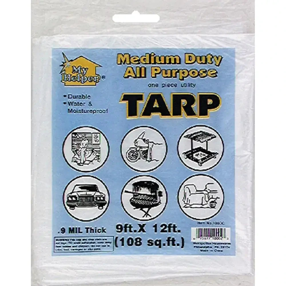 BRAXTON HARRIS COMPANY Braxton Harris Company pdc9-12 Drop Cloth 9x12 Ft 1 Mil