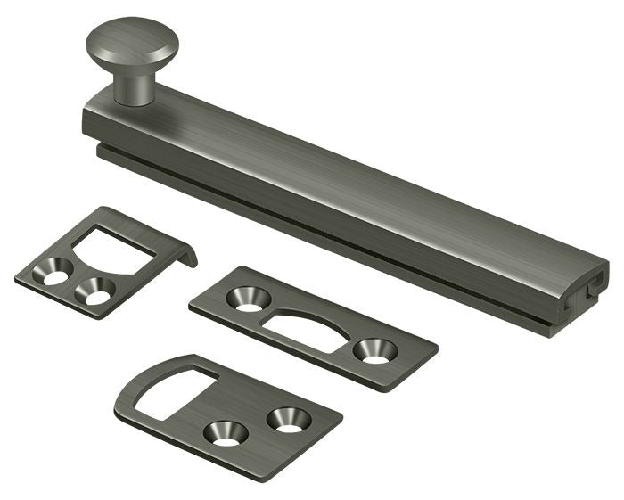 DELTANA Deltana 4SBCS15A Surface Bolt Concealed Screw Antique Nickel