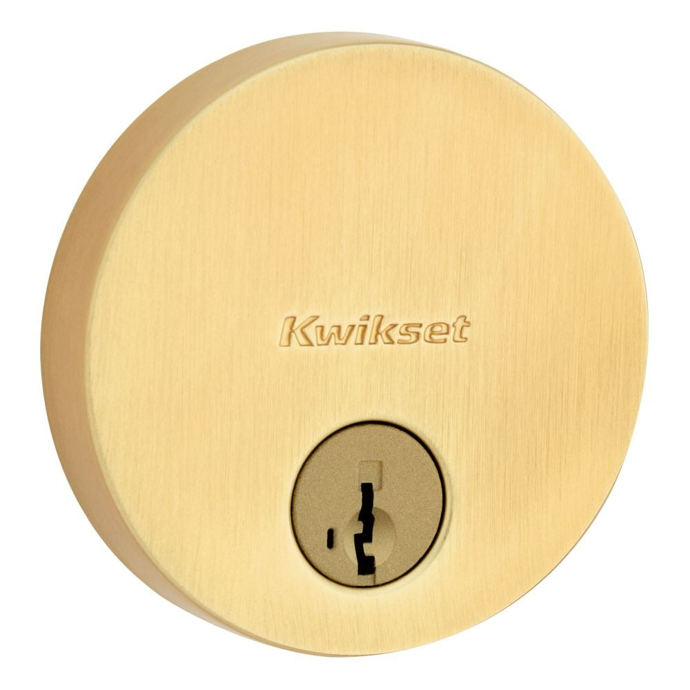 KWIKSET Kwikset 258RDT-4S.STRKP Smartkey Deadbolt Strike Pack Satin Brass