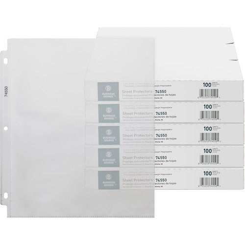 BUSINESS SOURCE Business Source BSN74550CT Clear Sheet Protectors