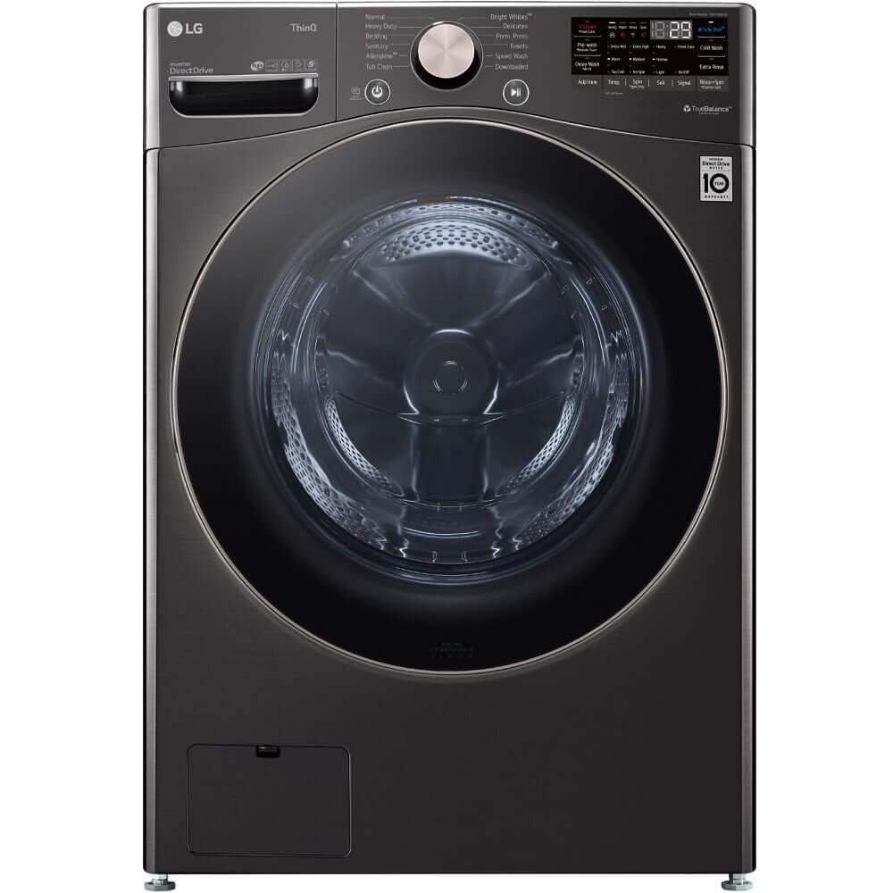LG Lg WM4000HBA Front Load Washer 4.5 Cu Ft Black Steel