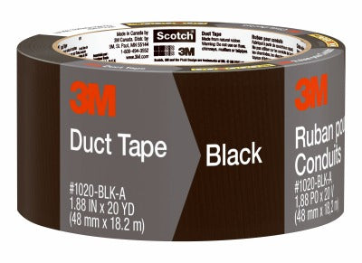 3M 3M Company 3920-BK Multi-purpose Duct Tape 1.88in X 20yd Black