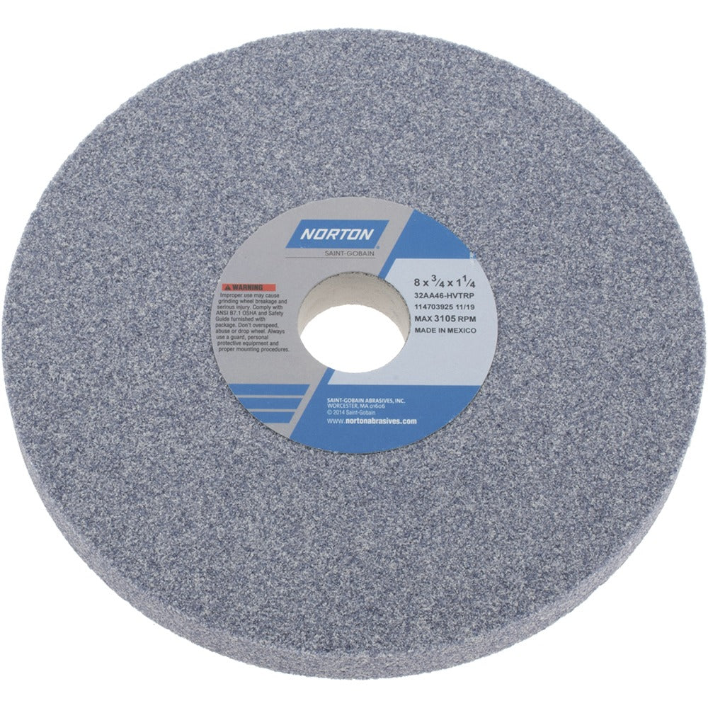 NORTON Norton 66253007166 Surface Grinding Wheel 46 Grit 8 in