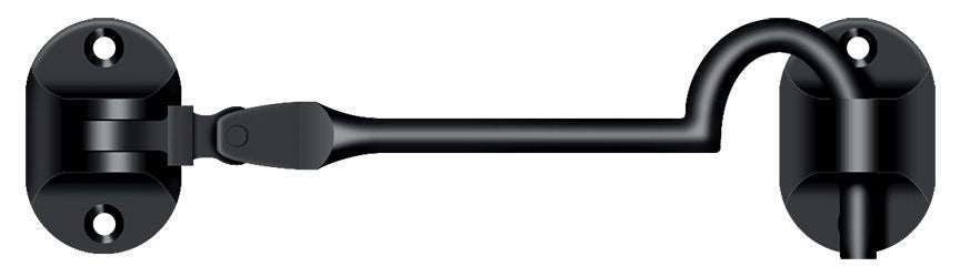 DELTANA Deltana CHB4U19 Cabin Hook 4 Inches Black Finish