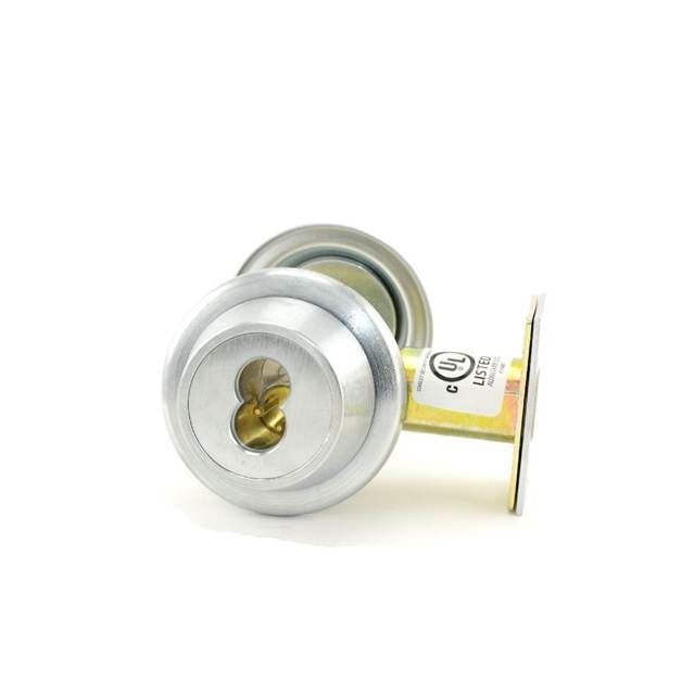 BEST Best 8T37KSTK626 8T Series Single Cylinder Deadbolt Satin Chrome
