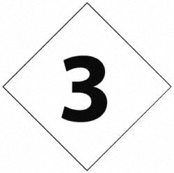 ACCUFORMNMC Accuformnmc DCN63 Hazardous Material Label 7in Square