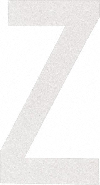 STRANCO Stranco DWR-3-Z-5 Reflective Letter Z Label 3 in White