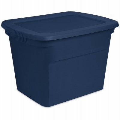 STERILITE Sterilite 17317408 18 Gallon Blue Marine Storage Tote