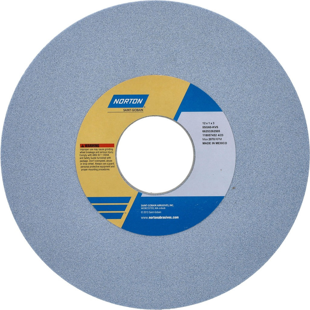 NORTON Norton 66253262505 Surface Grinding Wheel 60 Grit 12in