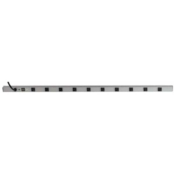 WIREMOLD Wiremold 4810BDS20R Power Outlet Strip 20A 10-outlet Rack