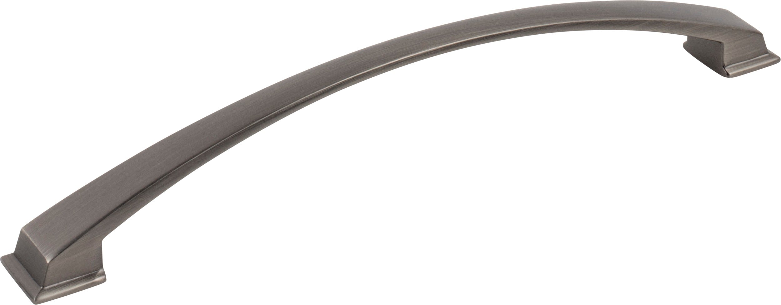 JEFFREY ALEXANDER Jeffrey Alexander 944-224BNBDL Arched Cabinet Pull Brushed Pewter