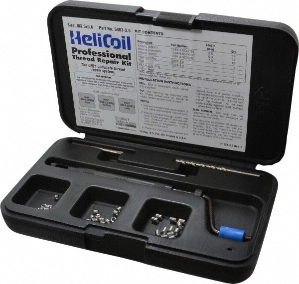 HELI-COIL Heli-coil 5403-3.5 Thread Repair Kit M3.5 X 0.60 36 Inserts