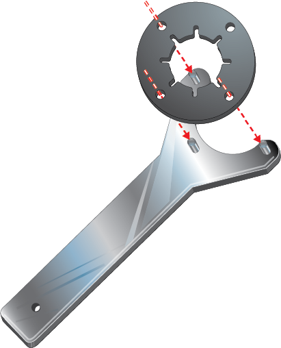 SENSIBLE PRODUCTS Sensible Products SHSW-1 Spin Hub Spanner Wrench (Replaces 35-2968)
