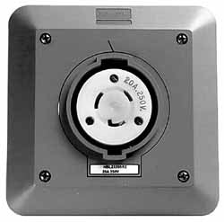 HUBBELL Hubbell HBL2330SR2 L7-20R Locking Receptacle 20A 277V