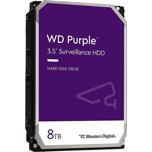 WESTERN DIGITAL Western Digital WD85PURZ 8TB Purple Surveillance Hdd