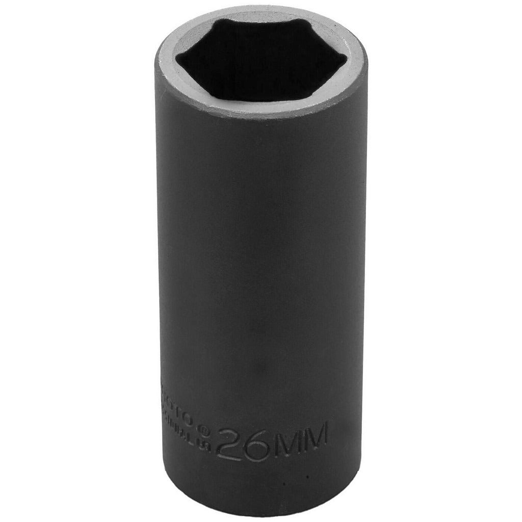 PROTO Proto J7326M Impact Socket 1/2 in Drive 26mm 6-point