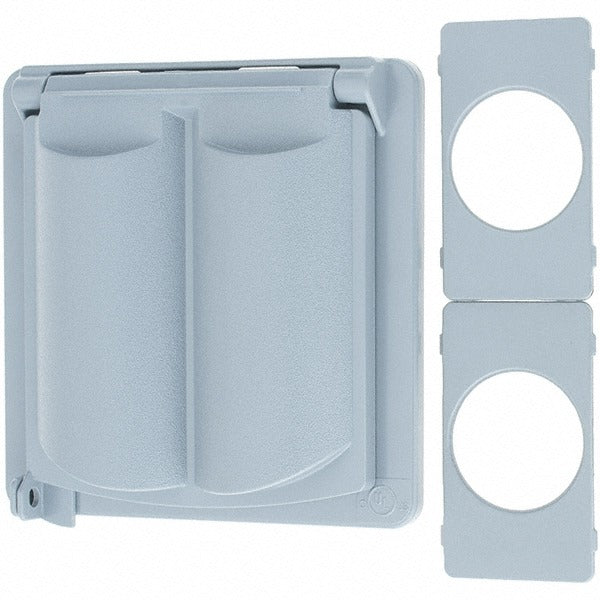 LEVITON Leviton WP2S-GY Device Electrical Box Cover Pvc