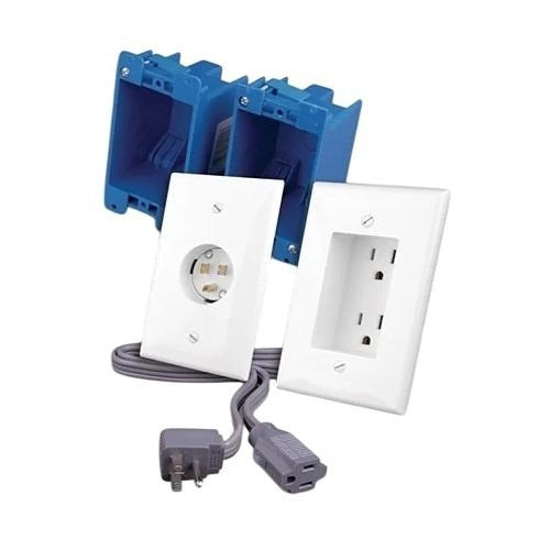 VANCO Vanco RL125024-WH Dual Outlet Power Link 125V 15A