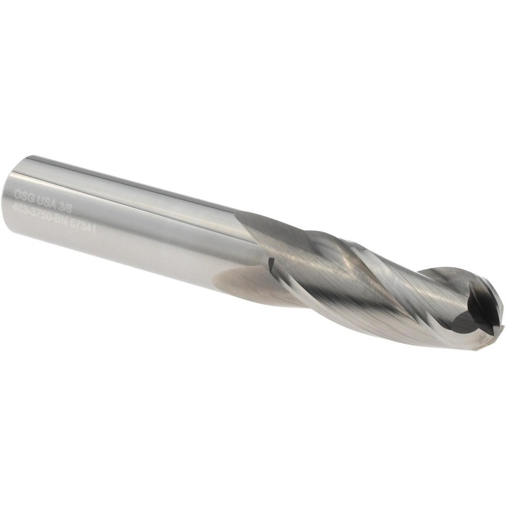OSG Osg 403-3750-BN Ball End Mill 3/8 in 3 Flute Solid Carbide
