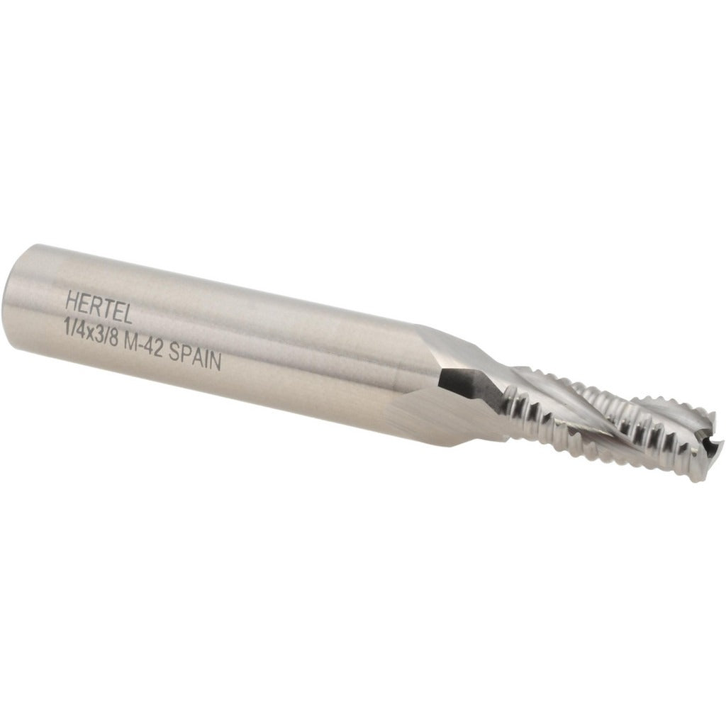 HERTEL Hertel 84511997 Roughing End Mill 1/4 in 3 Flute Cobalt